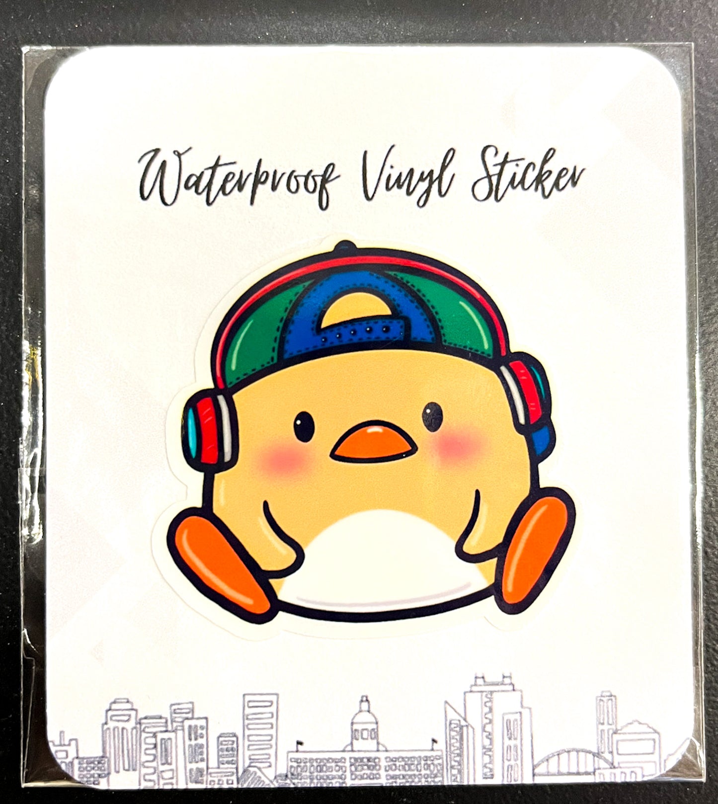 Hipster Chick Sticker