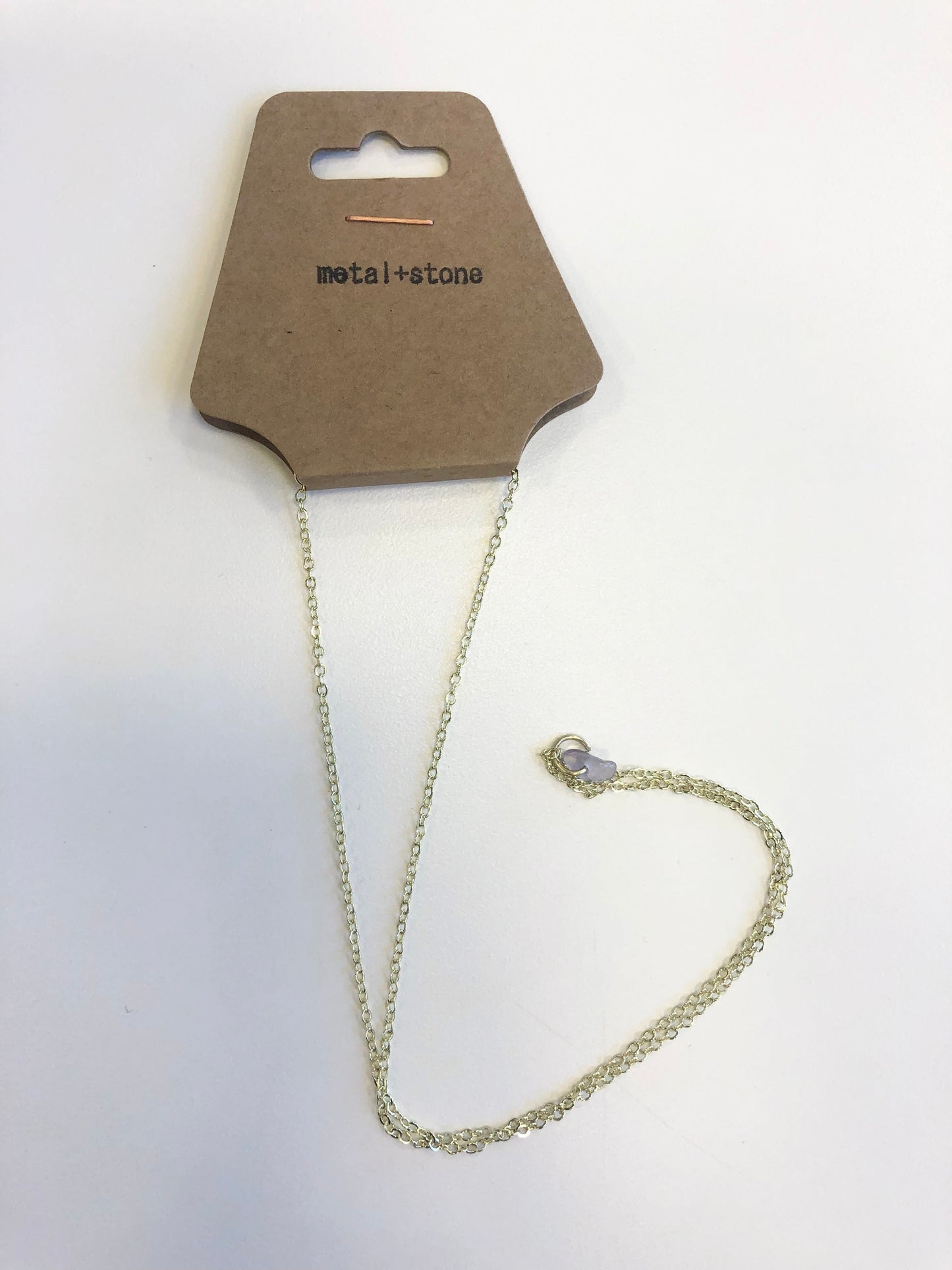 Amethyst Necklace in Gold