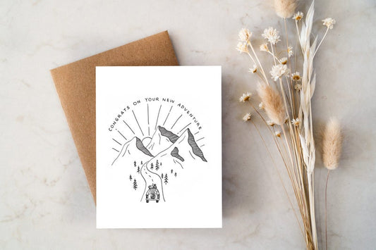 Congrats on Your New Adventure Card