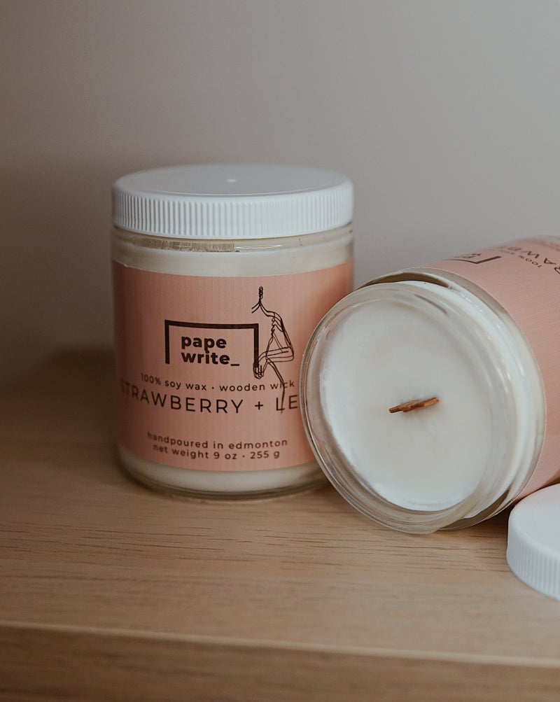 Tinadhana Strawberry + Lemon Candle