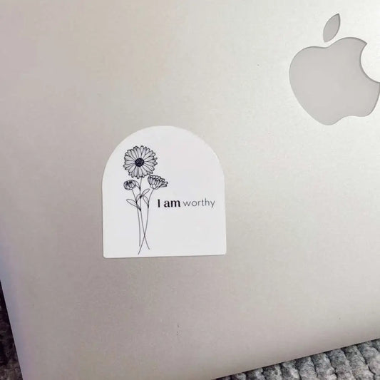 I Am Worthy Sticker