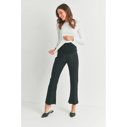 Marley Pleated Split Hem Pants