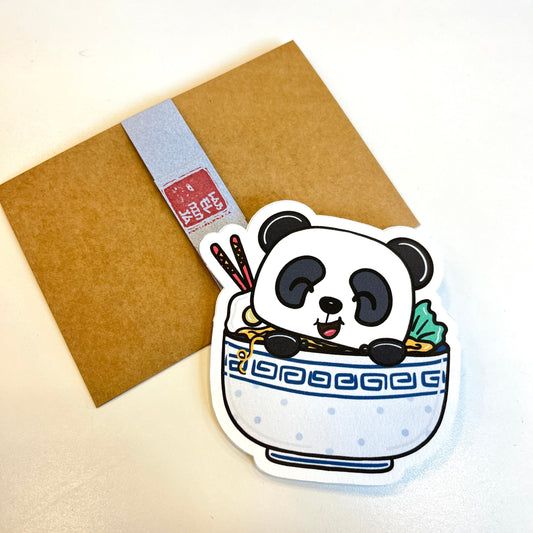 Panda Ramen Mini Card