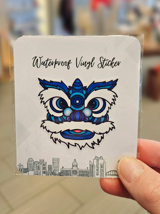 Lion Head Sticker