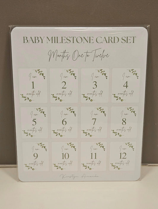 Baby Milestones Card Set