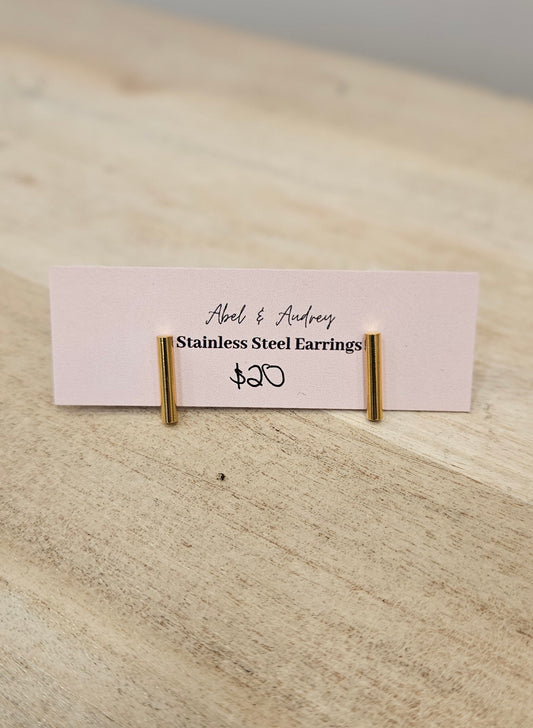 Bar Stud Earrings