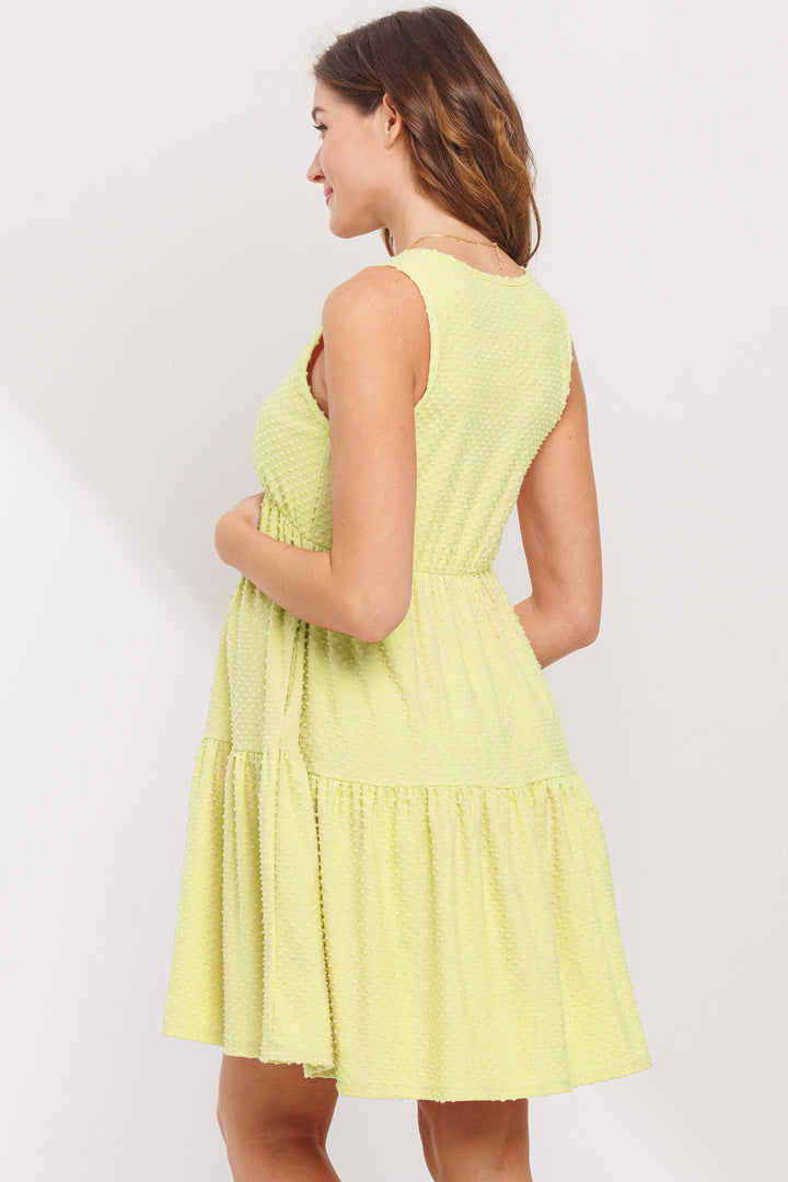 Polka Dot Dress in Lime - Final Sale