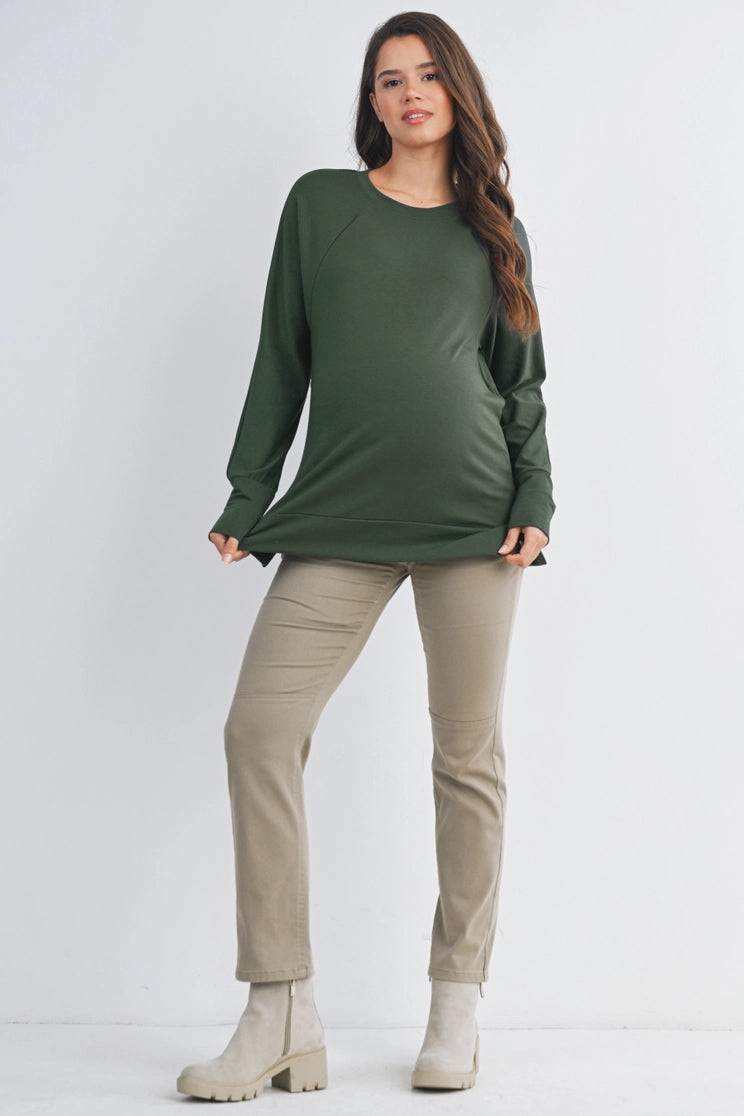 Zuri Side Zip Pullover