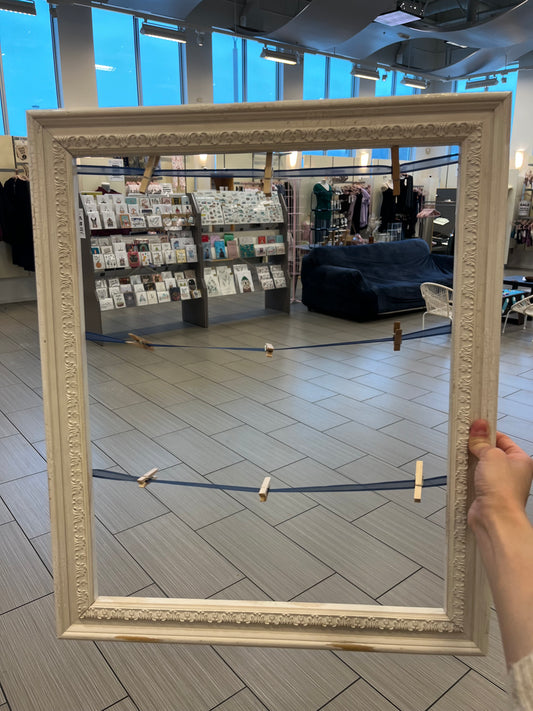 Vintage Wooden Frame with Clips