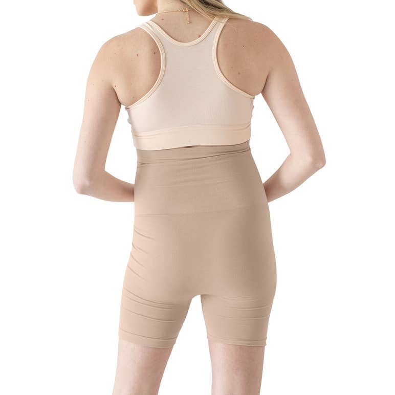 Bamboo Seamless Thigh Saver Underwear In Beige