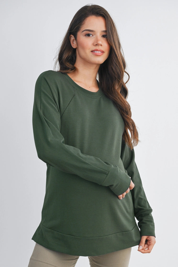 Zuri Side Zip Pullover