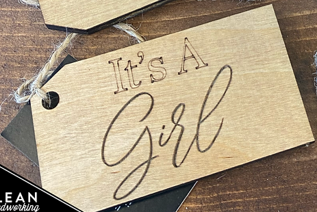 It's a Girl Gift Tag
