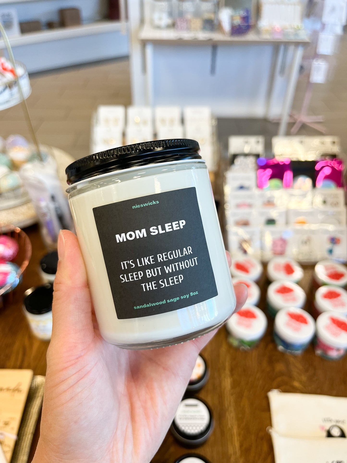Mom Sleep Candle