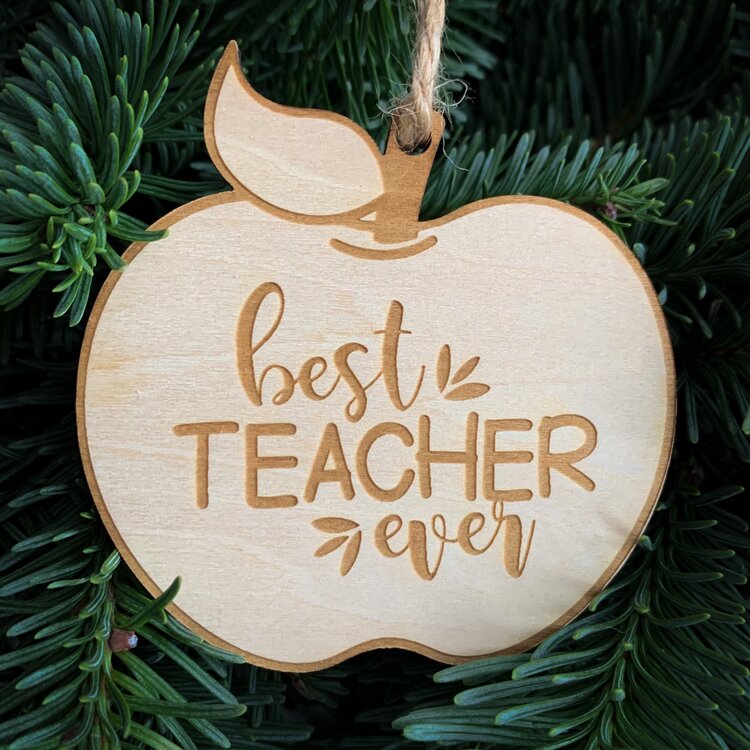 Best Teacher Ever Ornament