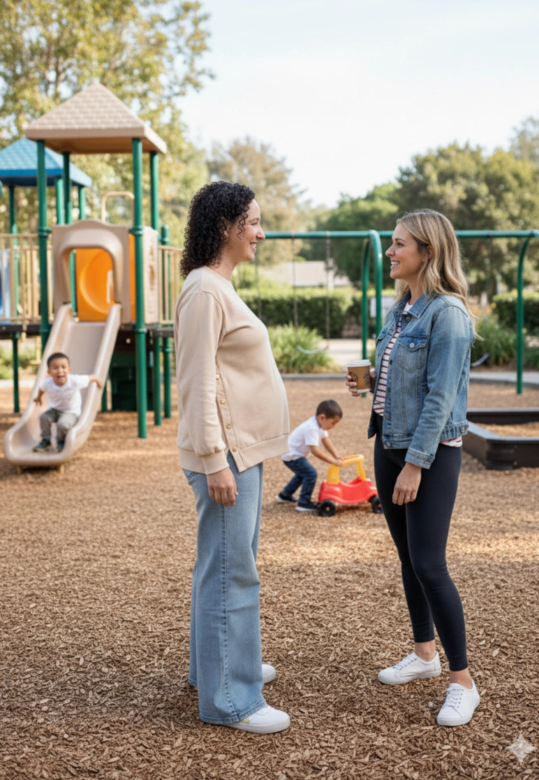 Sienna Crewneck in Beige