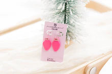Pink Holiday Lights Dangles