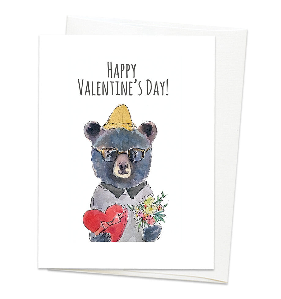 Valentine Bear Card