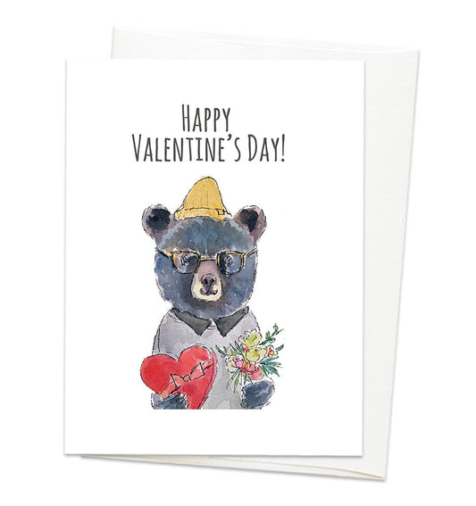 Valentine Bear Card