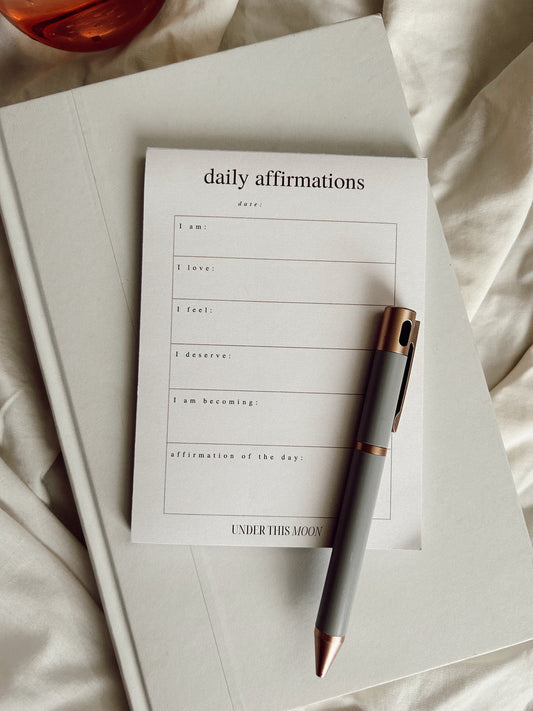 Daily Affirmations Notepad