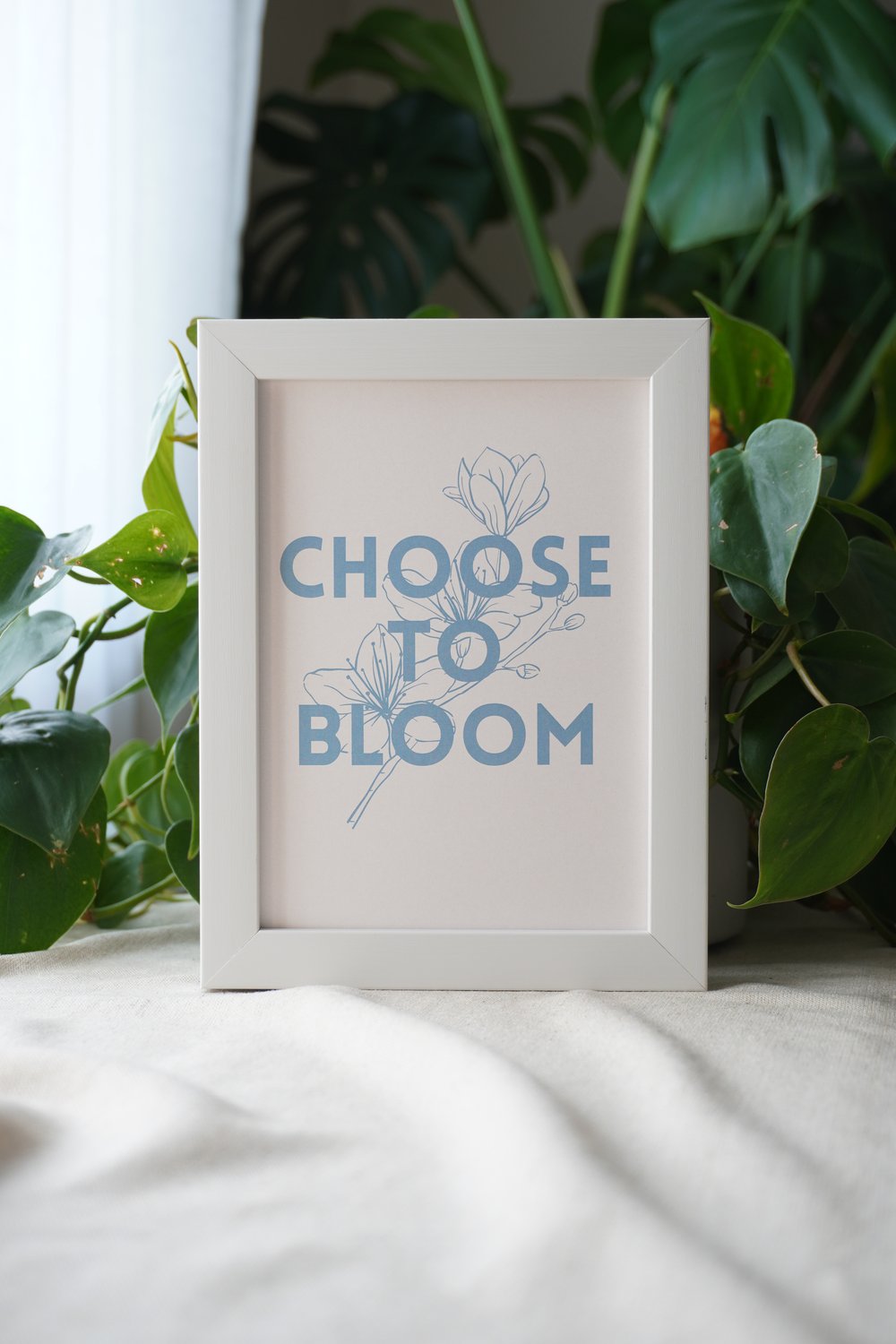 Choose to Bloom Print