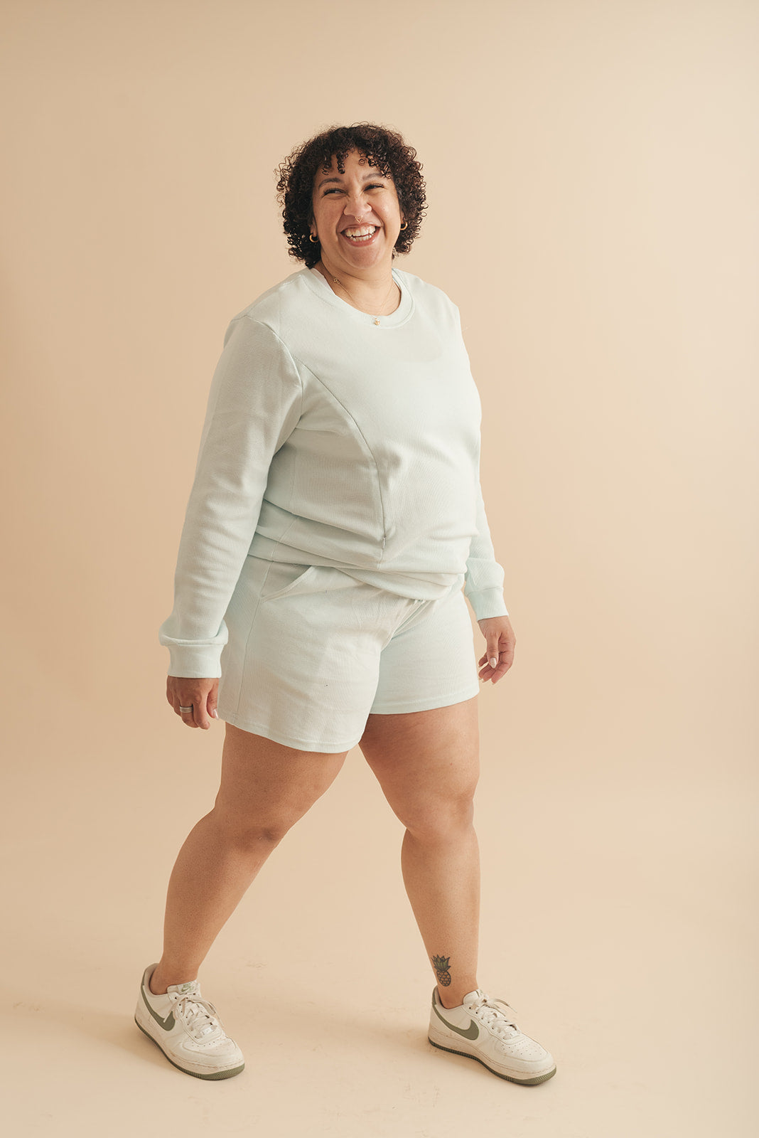 Claudia Maternity Nursing Pajama Set in Mint
