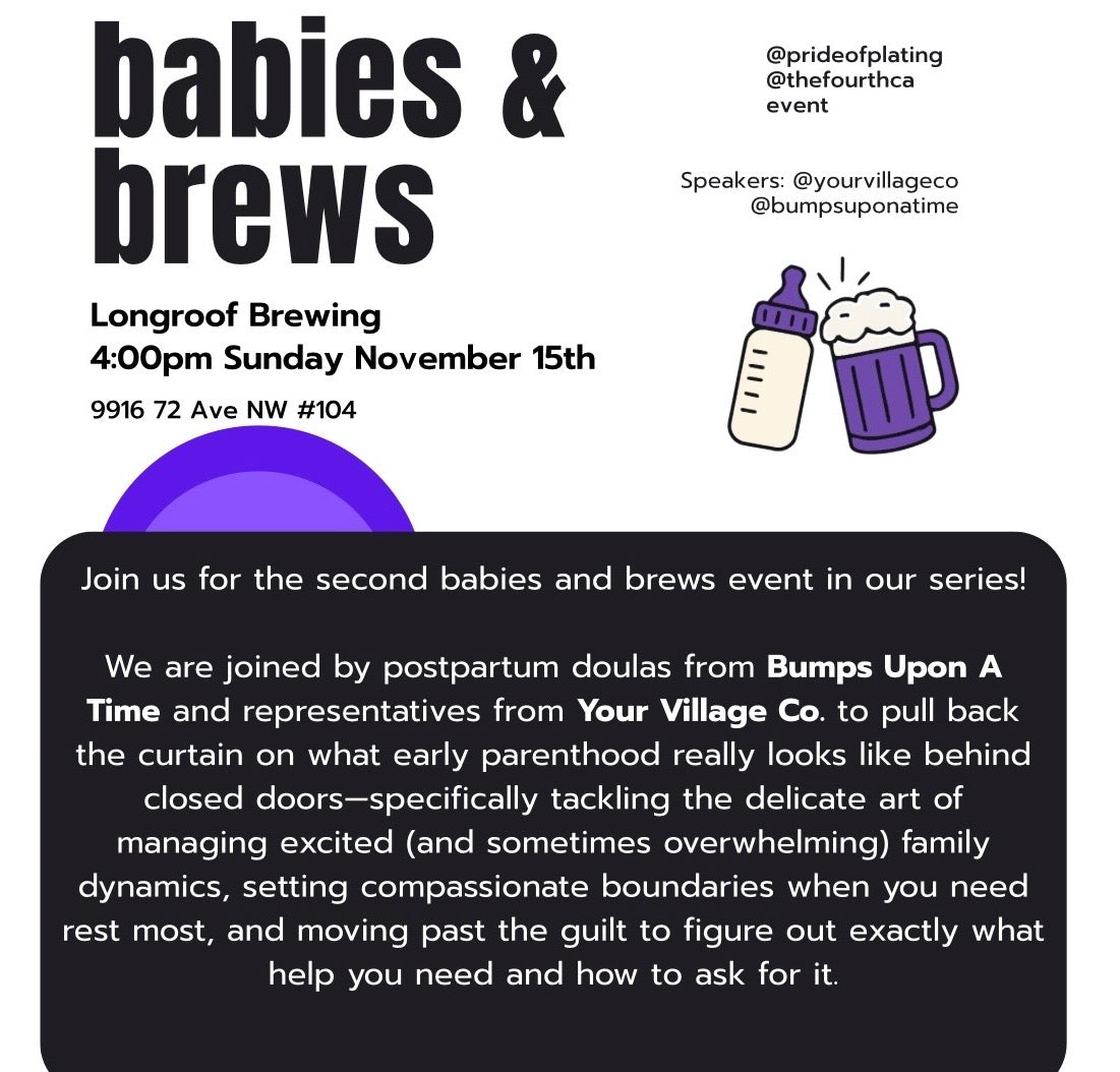 Babies & Brews #02 November 21st 4PM-5PM