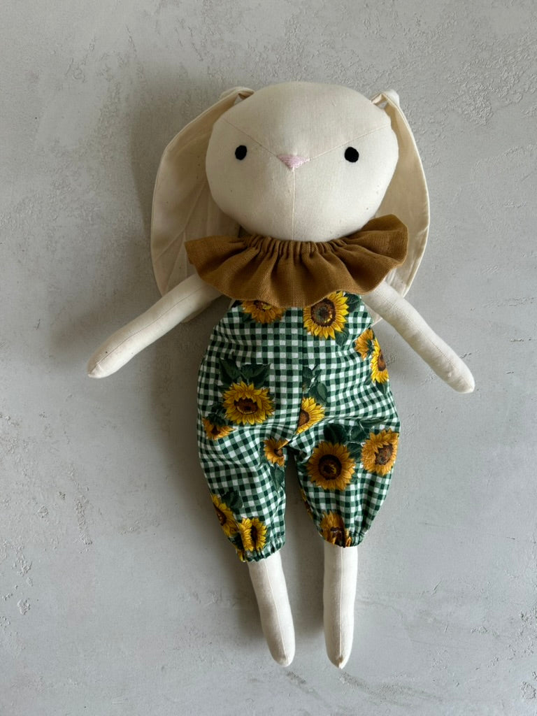 Floppy Bunny Bedtime Buddy with Removable Scrunchie