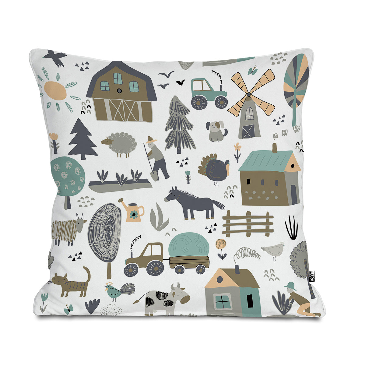 Farm Toddler Cushion Blanket The Fourth