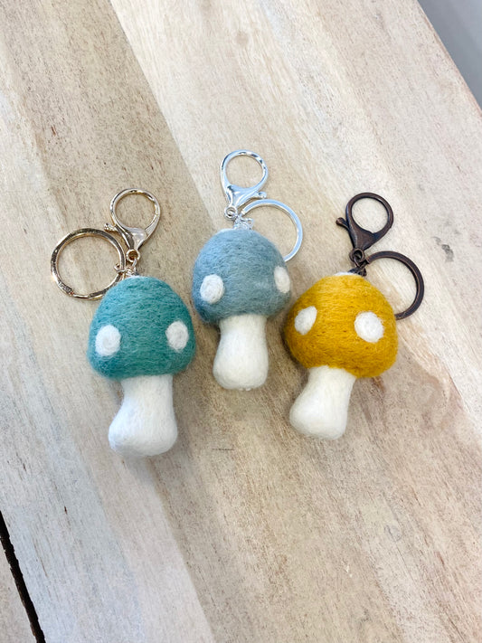 Mushroom Keychain