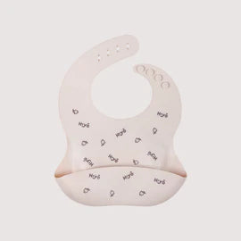 Cream Hiyo Bib