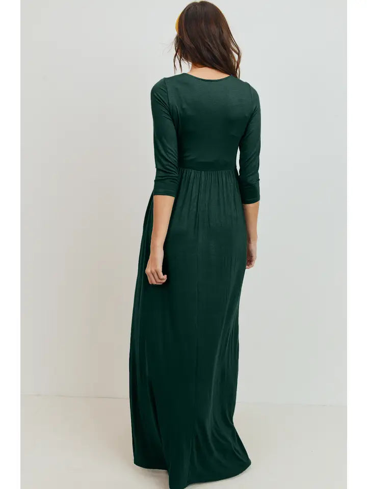 Mellie Pocket Maxi Dress