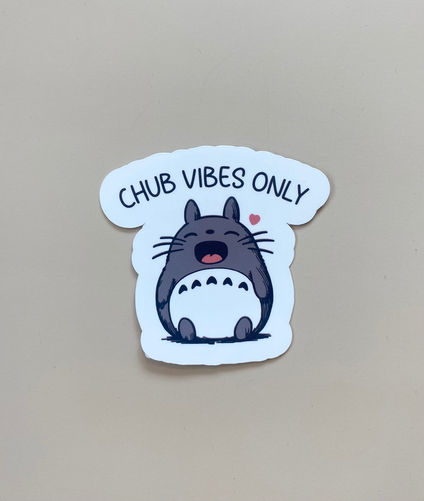 Chub Vibes Only Vinyl Sticker