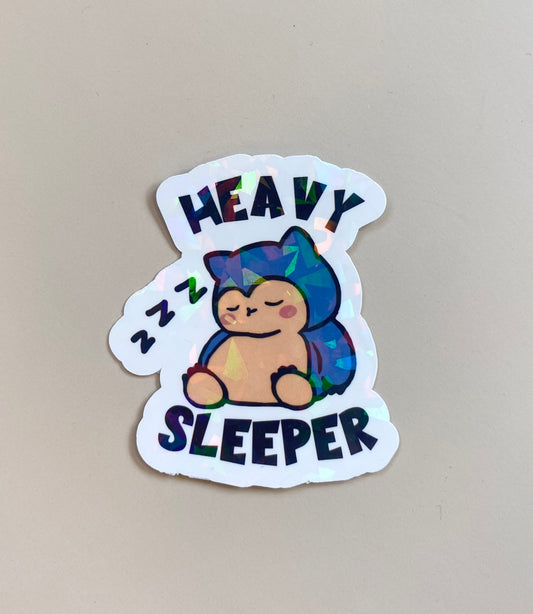 Heavy Sleeper Vinyl Sticker