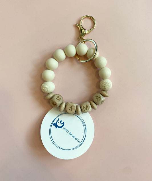 MAMA Ivory Wristlet
