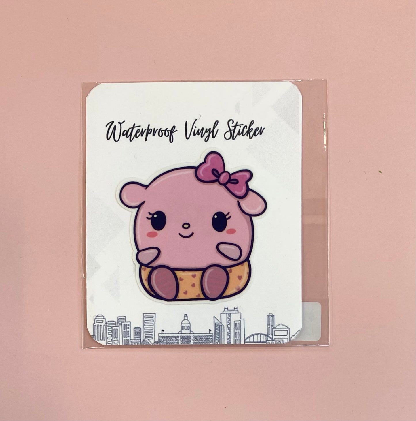 Little Pink Bunny Sticker
