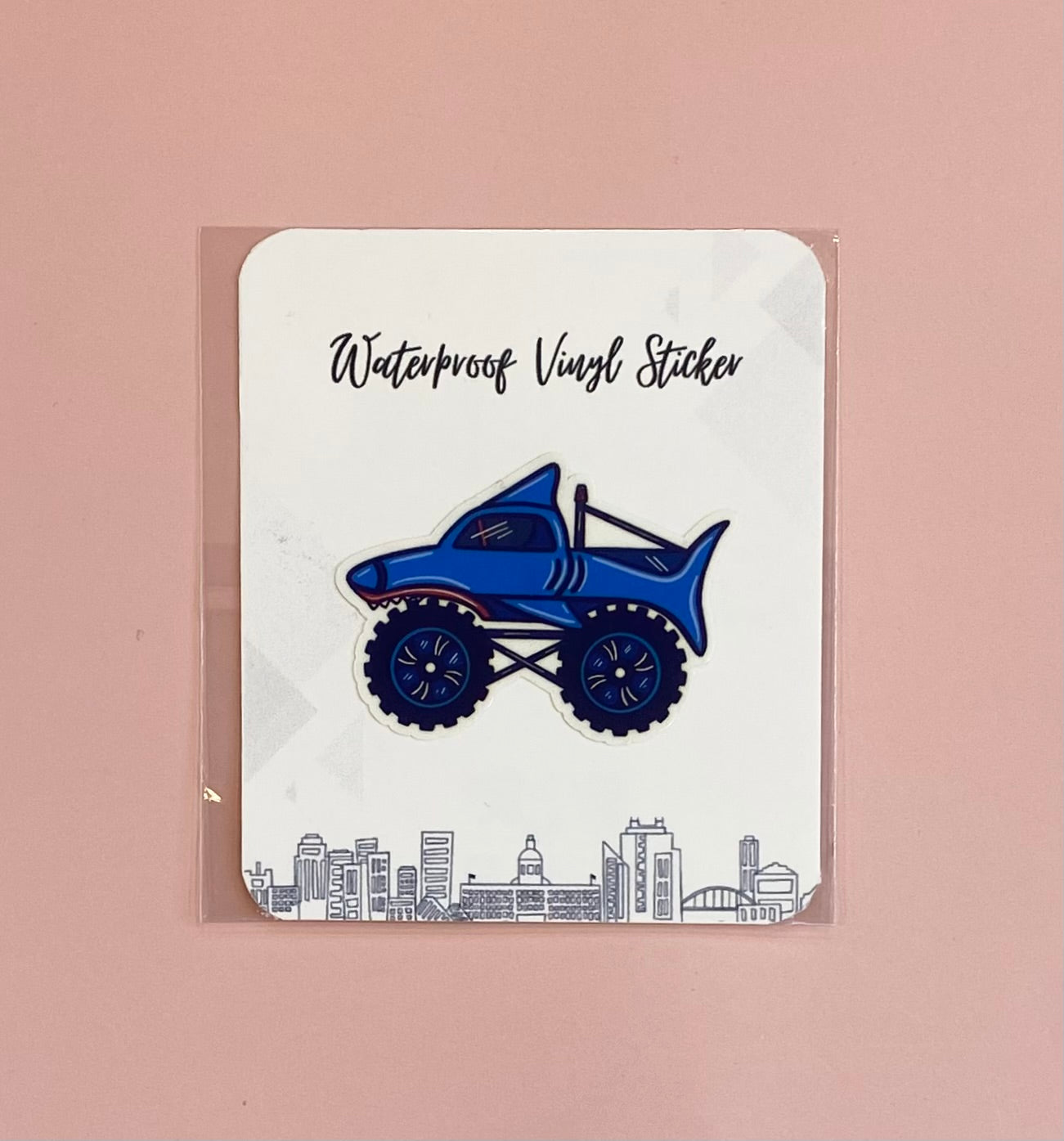 Shark Monster Truck Sticker