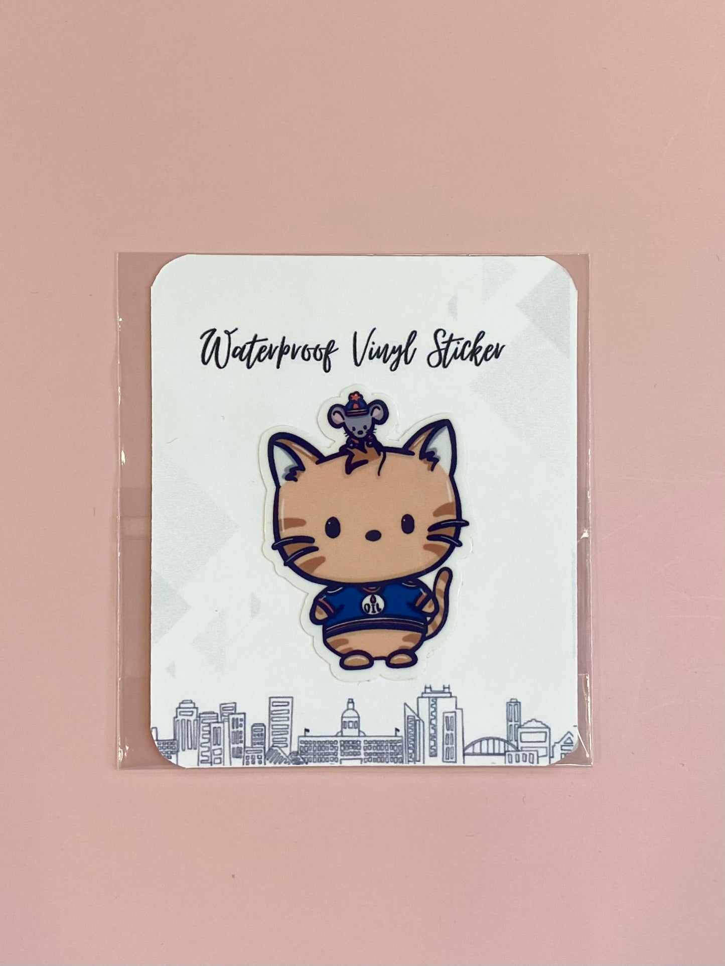 Cat And Mouse Sticker