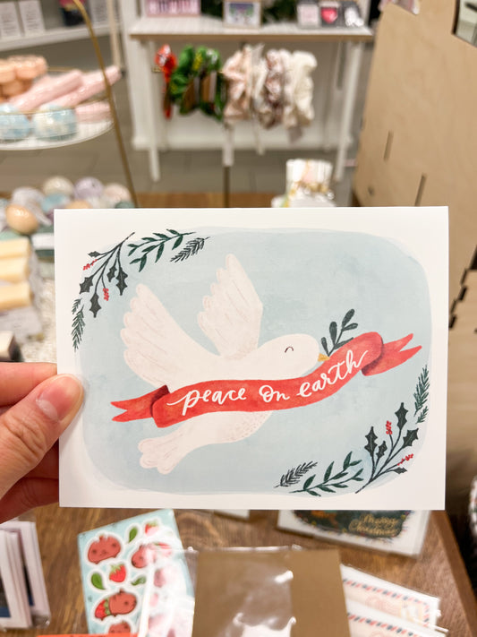 Peace Dove Christmas Card