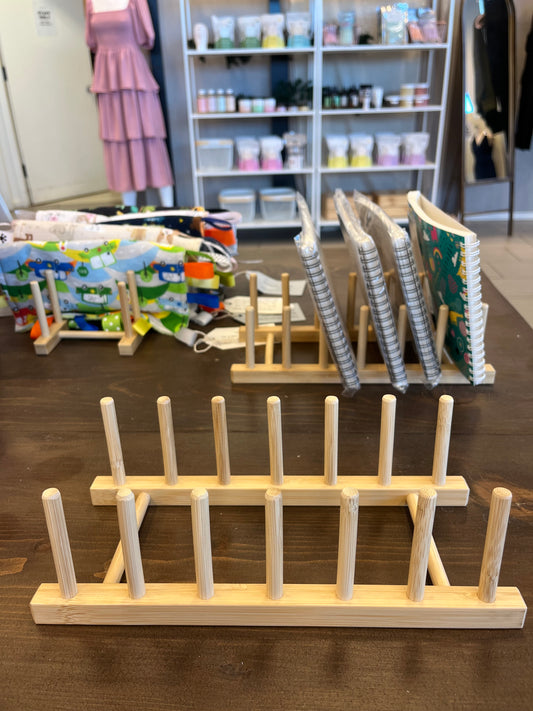 Wood Display Plate Holder