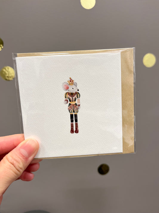 Mouse Nutcracker Mini Card