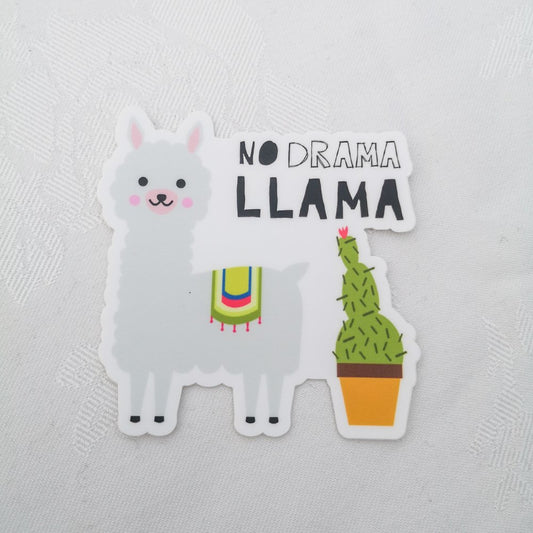 No Drama Llama Sticker