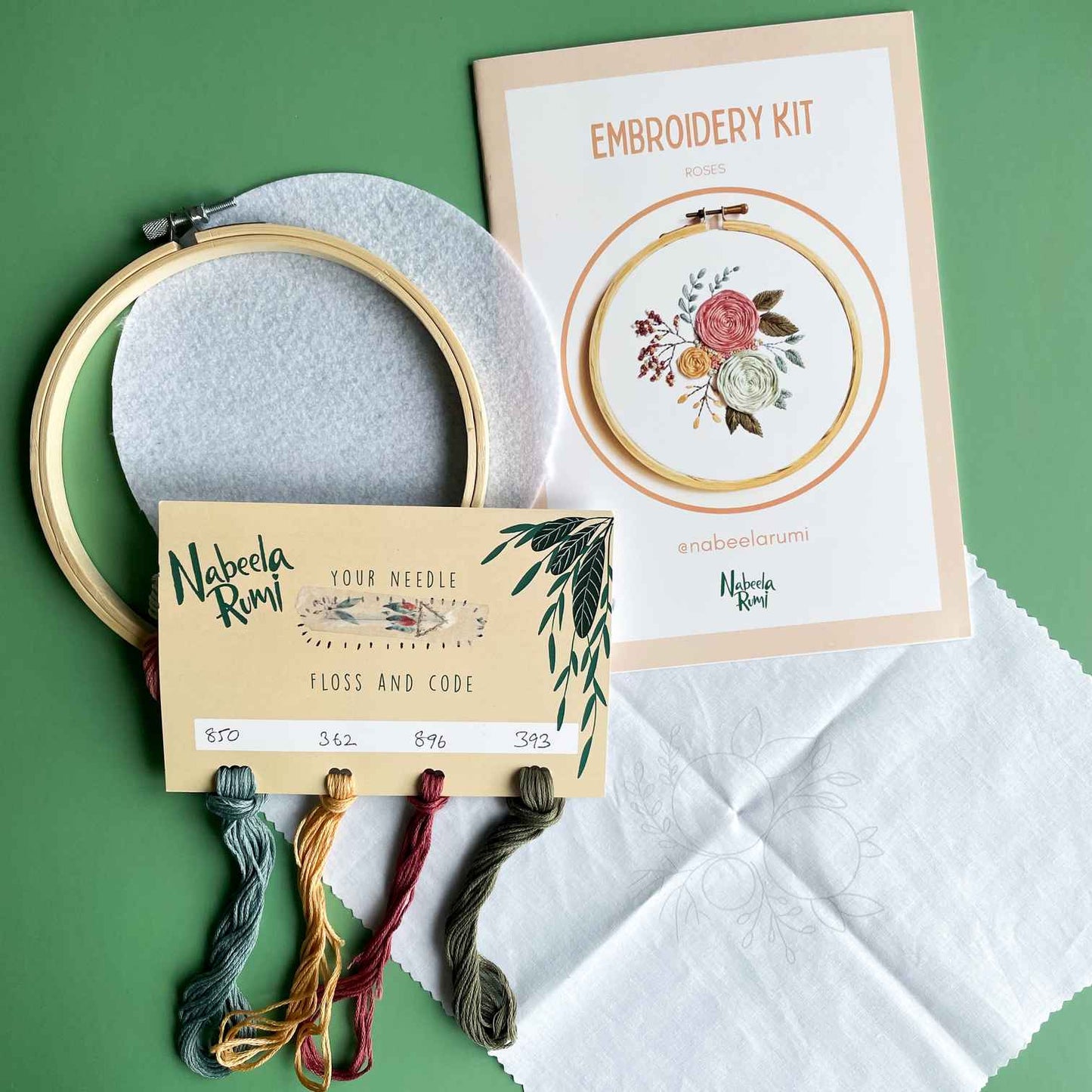 Roses Embroidery Kit