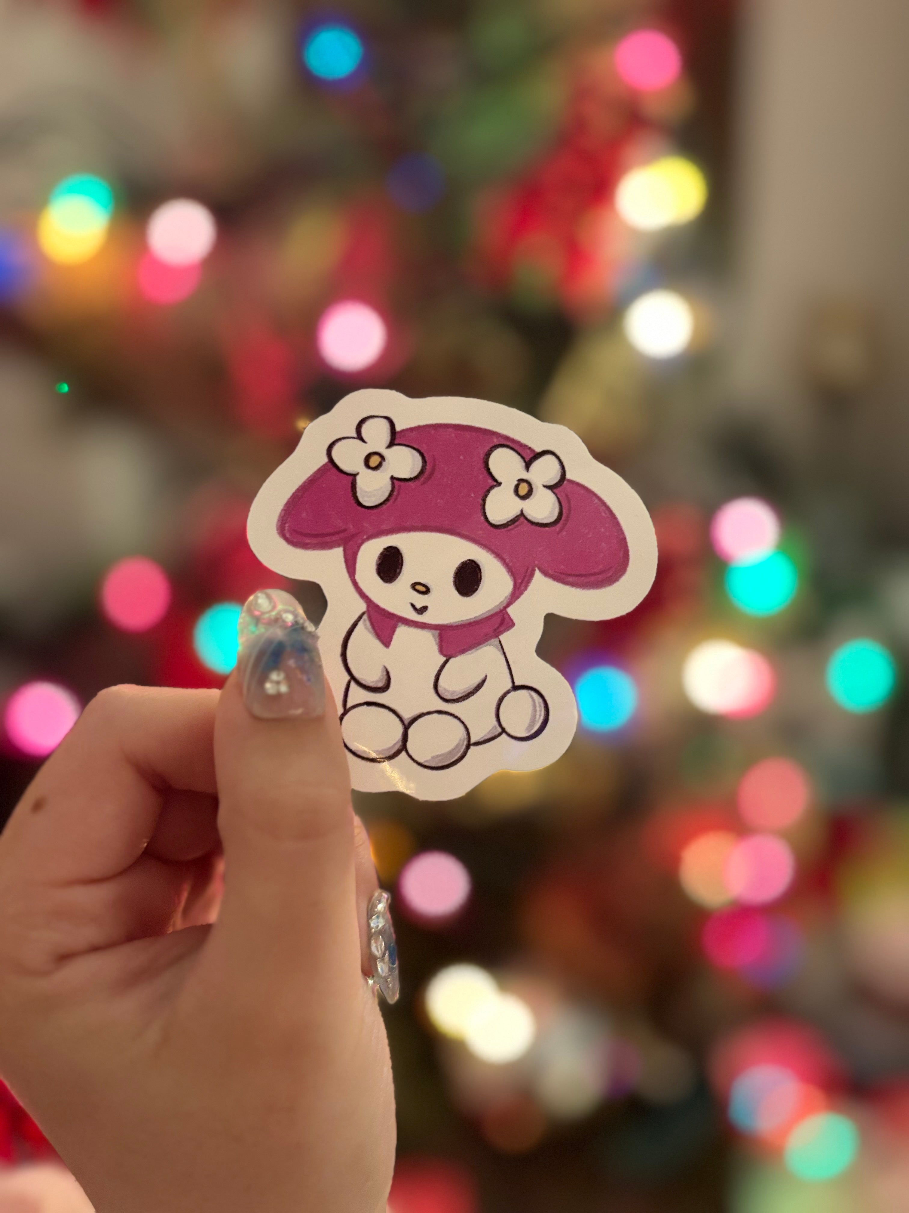 Pink Rabbit Sticker β The Fourth