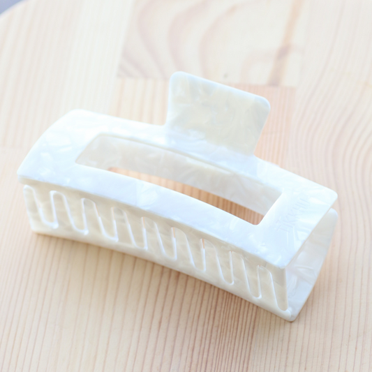 Haven XXL Claw Clip in Blanche