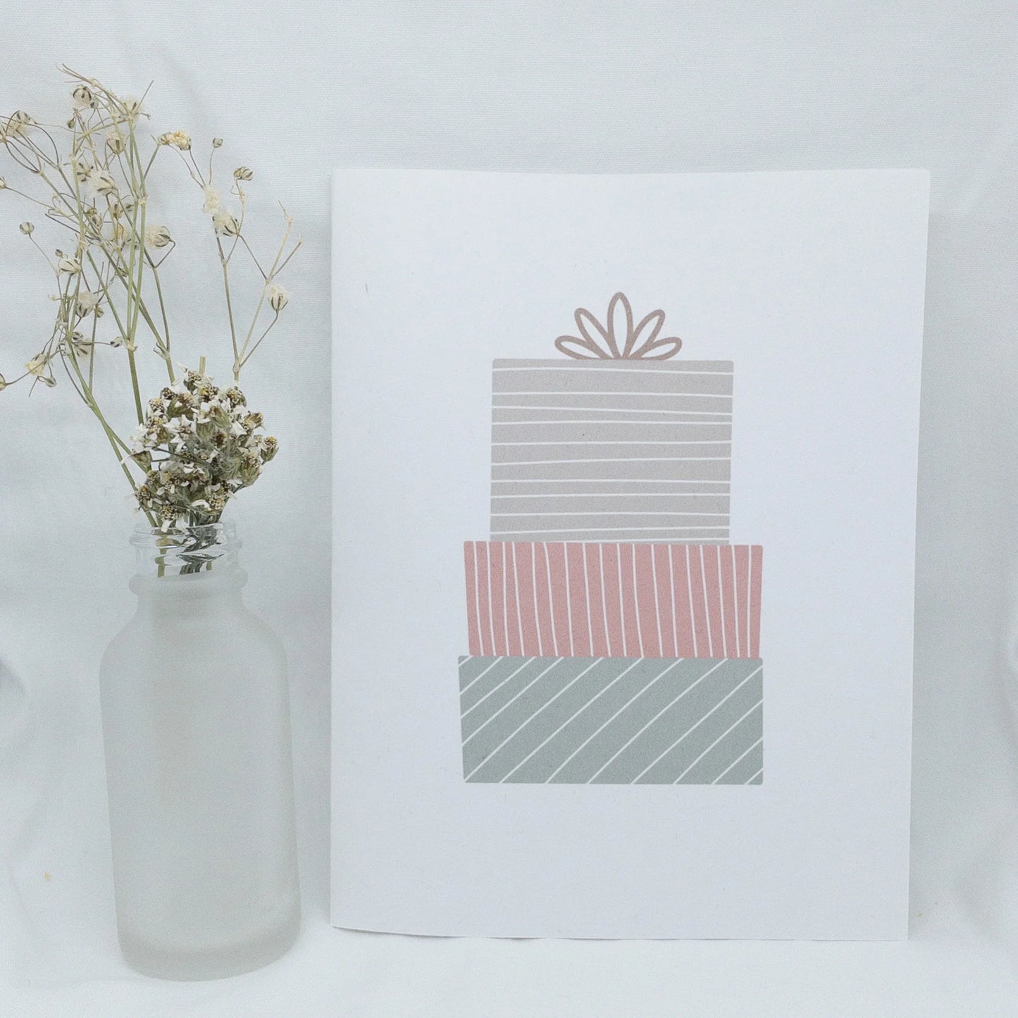 Stacked Presents Greeting Card