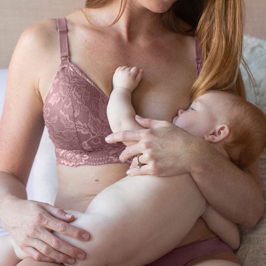 Lace Minimalist Nursing and Maternity Bra