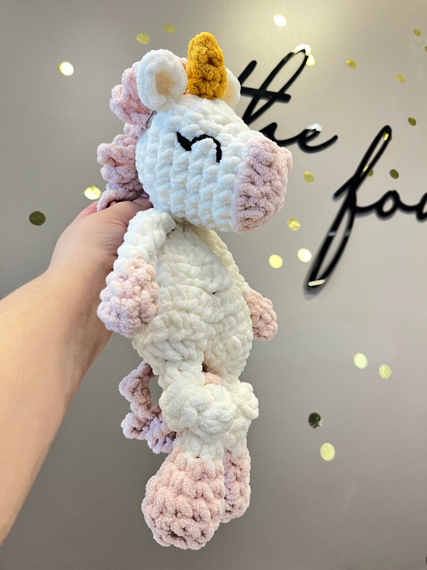Sweet Dreams Crochet Unicorn Lovey