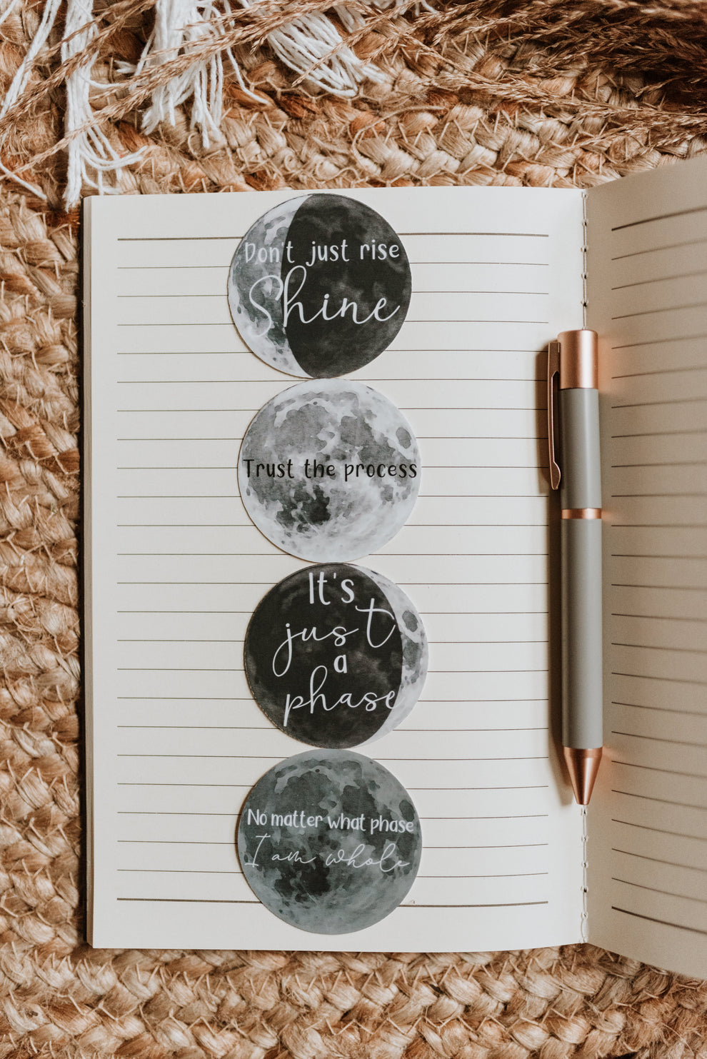 Affirmation Moon Stickers
