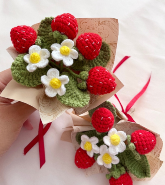 Strawberry Daisy Bouquet