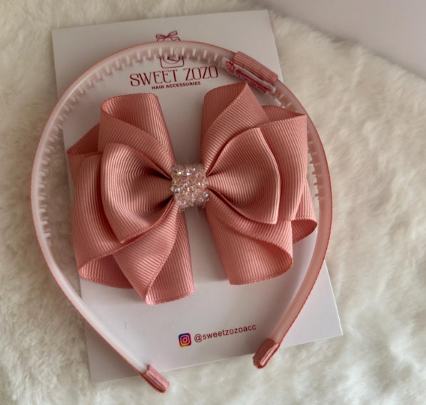 2 in 1 Headband & Bow Clip